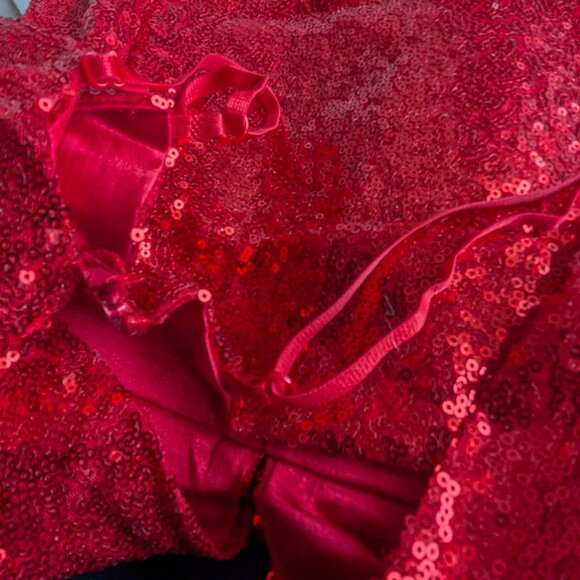 Red Sequin Dress - Picture 7 of 12